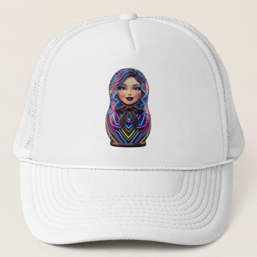 Système MCC : Casquette Cyber Matryoshka AI (Devant)