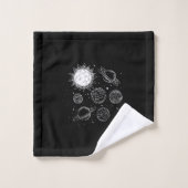 Système solaire (Gant de toilette)