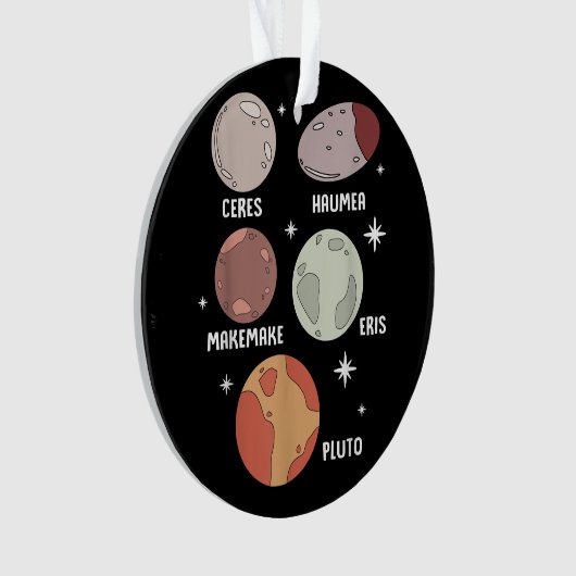 Système Solaire De L'Espace Extérieur Planète Nain (devant)