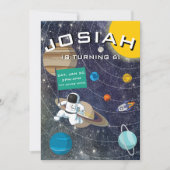 Système solaire, Invitation d'anniversaire de l'as (Devant)