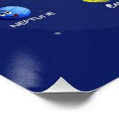 Système solaire Planètes enfants Poster brillant (Coin)