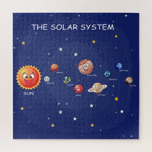 Système solaire Planètes puzzle (Vertical)