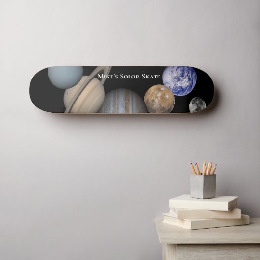 Système solaire universel de skateboard (Art mural (Horz))