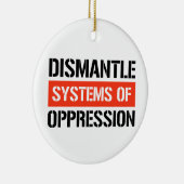 Systemen van onderdrukking ontmantelen keramisch ornament (Rechts)