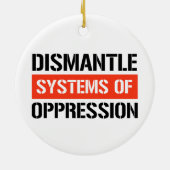 Systemen van onderdrukking ontmantelen keramisch ornament (Achterkant)