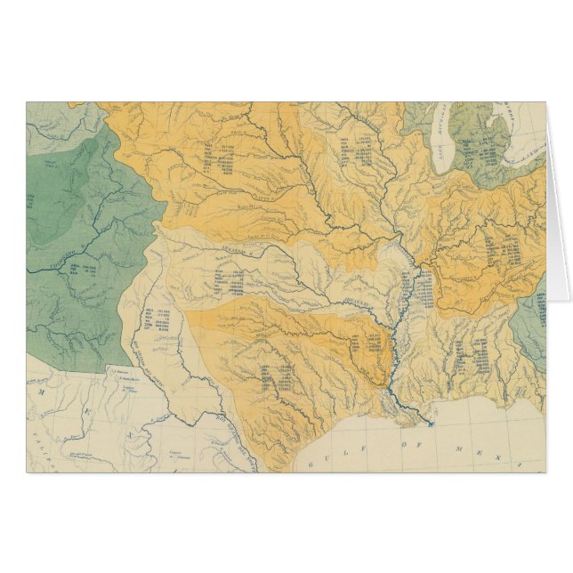 Systèmes fluviaux aux États-Unis (Devant horizontal)