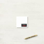 Systemisch belangrijk post-it® notes (Op bureau)