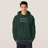 Systems Analyst Funny Definition Hoodie (Voorkant volledig)