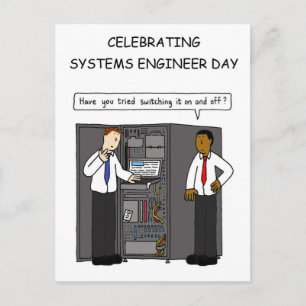 Systems Engineer Day Juli Briefkaart