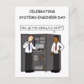 Systems Engineer Day Juli Briefkaart (Voorkant)