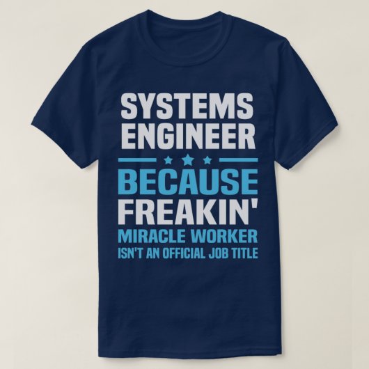 Systems Engineer T-shirt (Design voorkant)