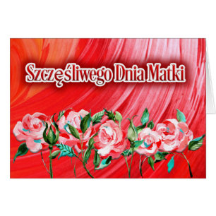 Szczęśliwego Dnia Matki - Karta