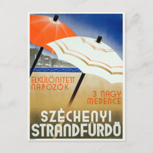 Széchenyi Strandfürdő Hongarije Briefkaart