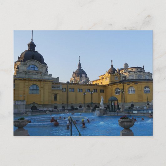 Szechenyi Thermal Baths, Budapest Briefkaart (Voorkant)