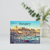 Szechenyi Thermal Spa Baths Budapest Hongarije Briefkaart (Staand voorkant)