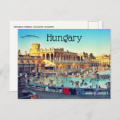 Szechenyi Thermal Spa Baths Budapest Hongarije Briefkaart (Voorkant / Achterkant)