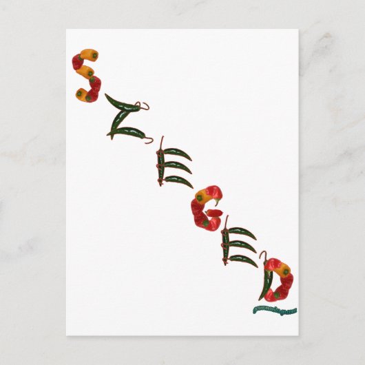 Szeged Chili Peppers Briefkaart (Voorkant)