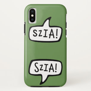 SZIA! Toespraak Hongaarse taalversie iPhone XS Hoesje
