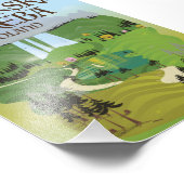 Szklarska Poreba Poolse reisposter Foto Afdruk (Hoek)