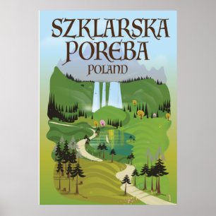Szklarska Poreba ‎ Poolse reisposter Poster
