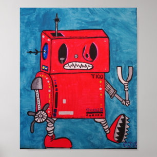 T100 ...koelste robot in de galxy poster