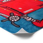 T100 ...koelste robot in de galxy poster (Hoek)