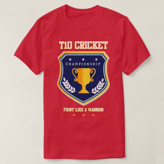 T10 cricket3 t-shirt (Design voorkant)