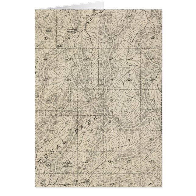 T1415S R3031E Tulare County Section Map (Voorkant)