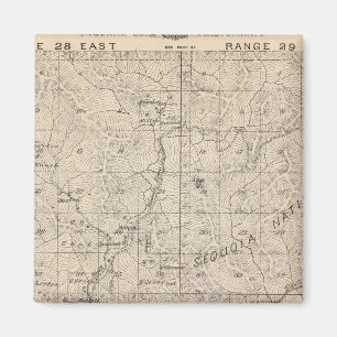 T1617S R2829E Tulare County Section Map Magneet