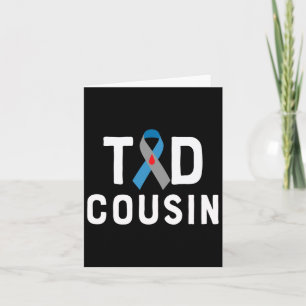 T1d Cousin Type 1 Diabetes Awareness Insuline Fami Kaart