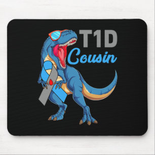 T1d Cousin Type 1 Diabetes Awareness Month Dinosau Muismat
