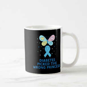 T1d Diabetes Krijger Vlinder Prinses Diabetes A Koffiemok
