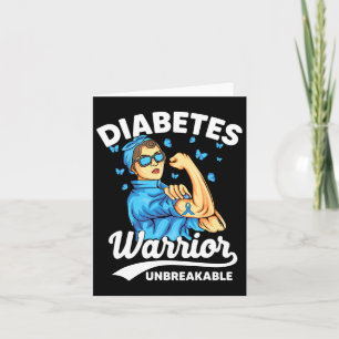 T1d Diabetes Warrior Onbreekbaar Type 1 Diabetes A Kaart