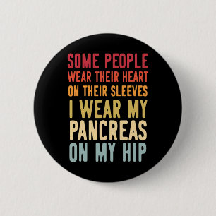 T1d Diabetisch type 1 Diabetes Bewustmakingsprogra Ronde Button 5,7 Cm