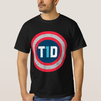T1D Diabetische type 1 diabetes Man T-shirt