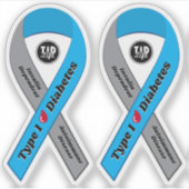 T1d lint Stickers [3in x 3in] (Voorkant)