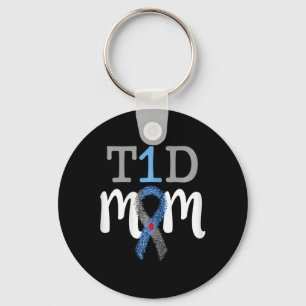 T1D Moeder - Type 1 Diabetes Awareness Mama 1 Sleutelhanger