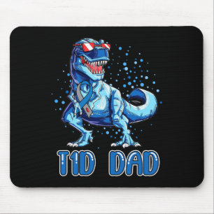 T1D Pap Type 1 Diabetes Lint T Rex Dinosaurus Jong Muismat