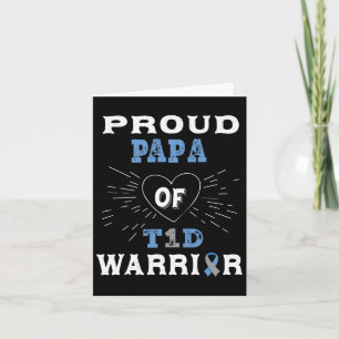 T1d Proud Papa Diabetes Awareness Type 1 Insuline Kaart