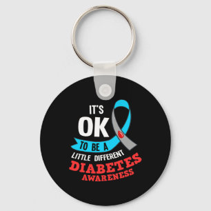 T1D Type 1 diabetes Geschenk Diabetisch bewustzijn Sleutelhanger