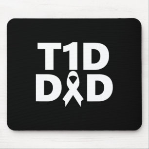 T1d Vader Diabetes Bewustzijn  Muismat