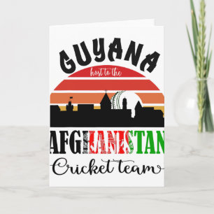 T20 Cricket Guyana organiseert Afghanistan Cricket Kaart