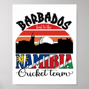 T20 Cricket Guyana organiseert Namibië Cricket The Poster