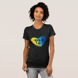 T21 Omlaag bewustzijn T-shirt