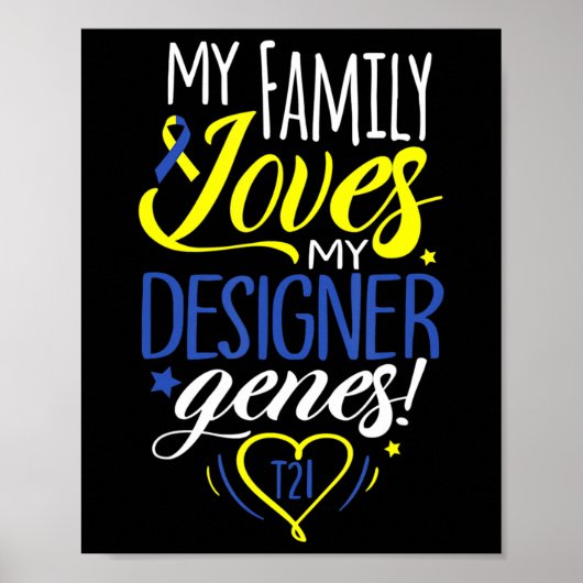 T21 World Down Syndrome Awareness Day Kinder Poster (Voorkant)