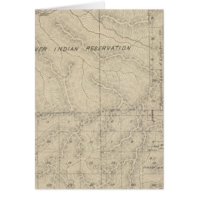 T2223S R3031E Tulare Comté Carte de section (Devant)