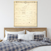 T24S R23E Tulare County Section Map Canvas Afdruk (Insitu (Slaapkamer))