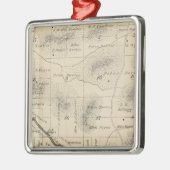 T24S R28E Tulare County Section Map Metalen Ornament (Links)