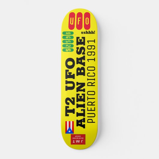 T2 UFO BASE PR Skateboard (Voorkant)