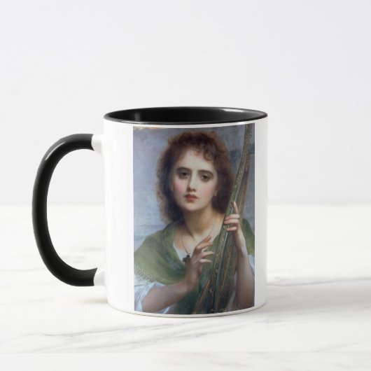 T31601 A-dame met Lyre (paneel) Mok (Links)